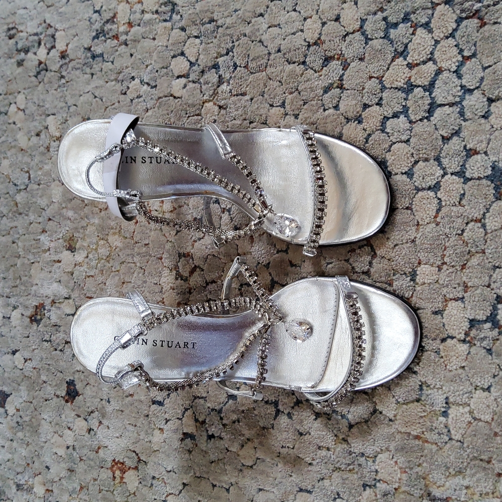 NWOT  Colin Stuart Rhinestone Sandal - Picture 8 of 8